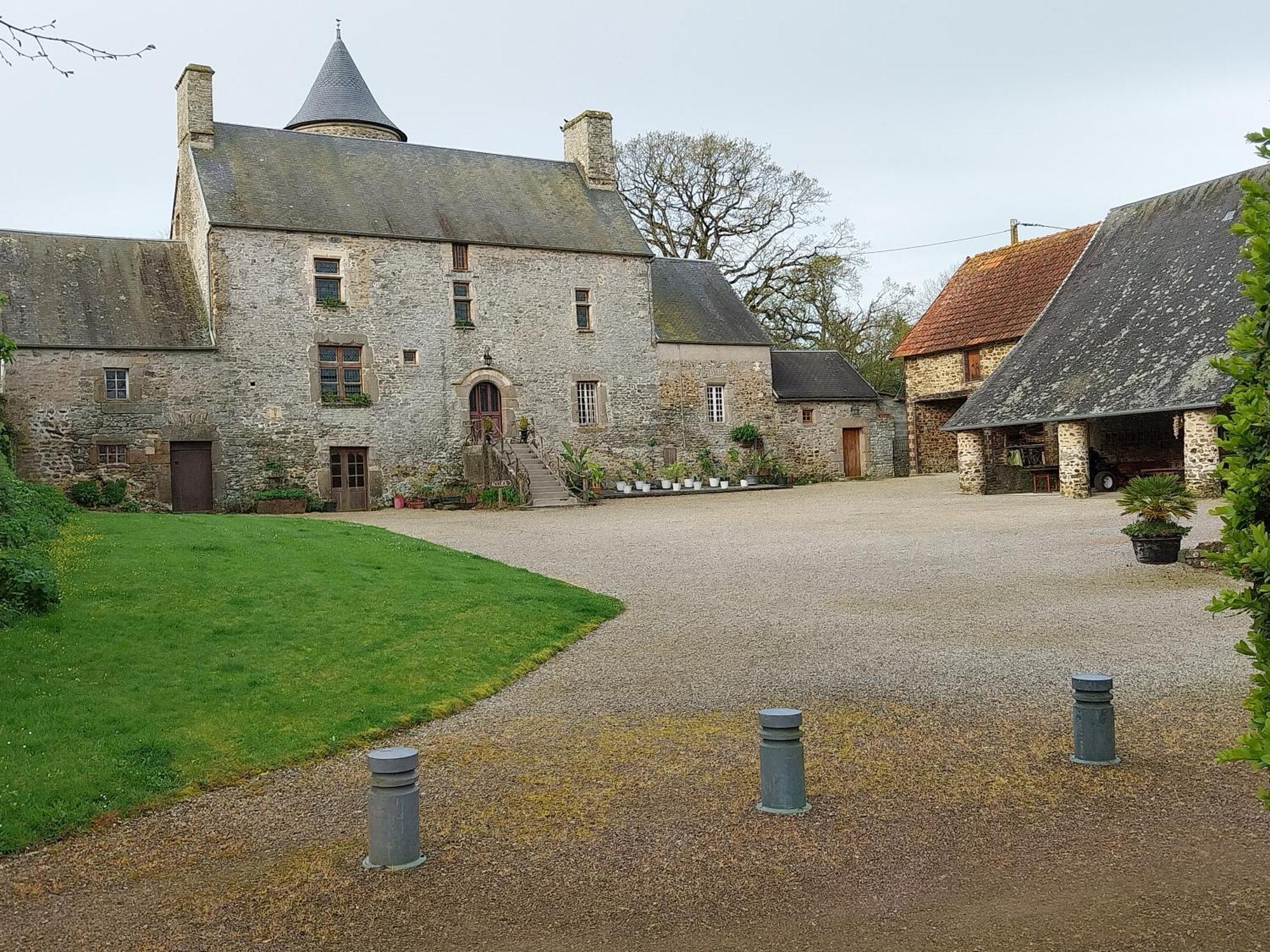 Bed and Breakfast Manoir De La Foulerie Ancteville Exterior foto